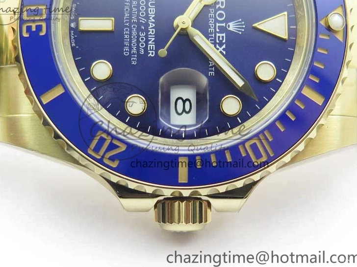 MiroTime 0506 Submariner 41mm 126618 LB YG BP Maker Best Edition Blue Dial on YG Bracelet DailyWear 2572
